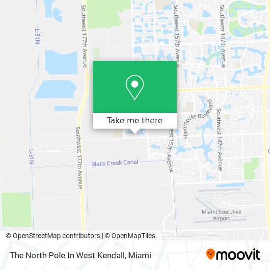 The North Pole In West Kendall map