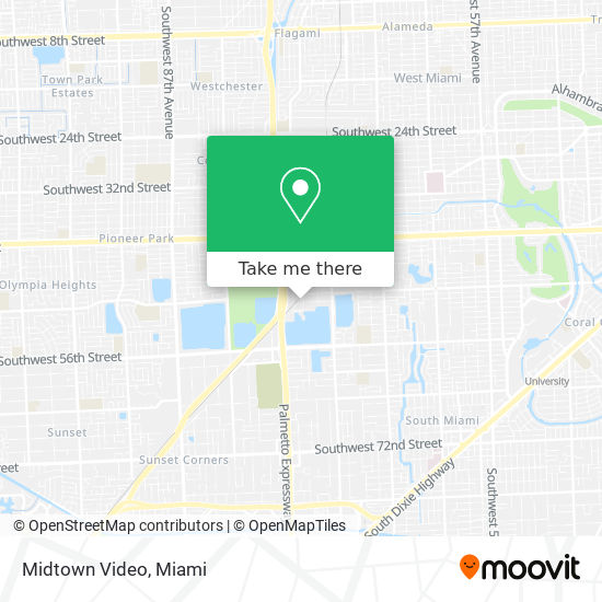 Midtown Video map