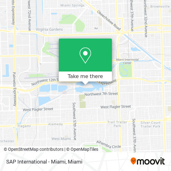 Mapa de SAP International - Miami