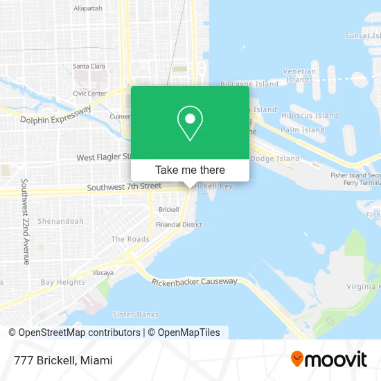 777 Brickell map