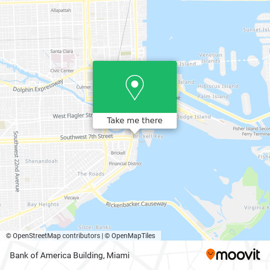 Bank of America Building map