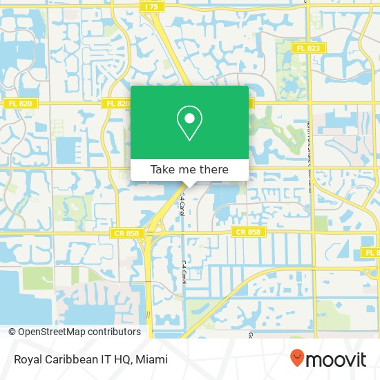 Mapa de Royal Caribbean IT HQ