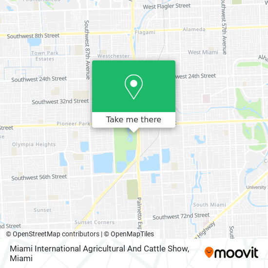 Miami International Agricultural And Cattle Show map