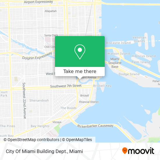 City Of Miami Building Dept. map