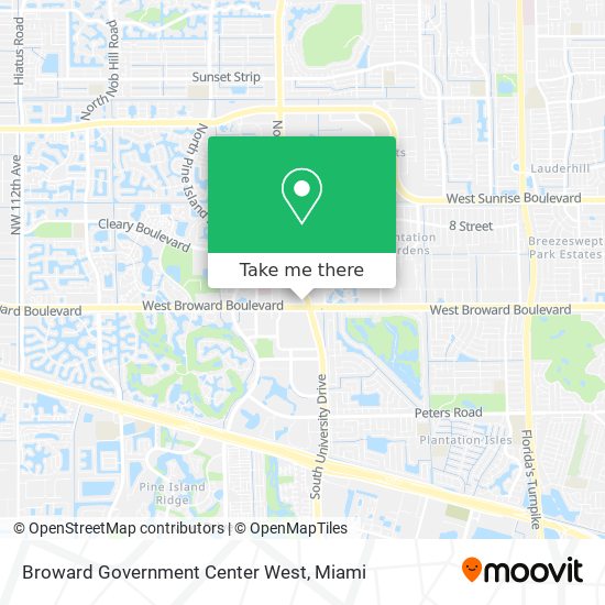 Mapa de Broward Government Center West