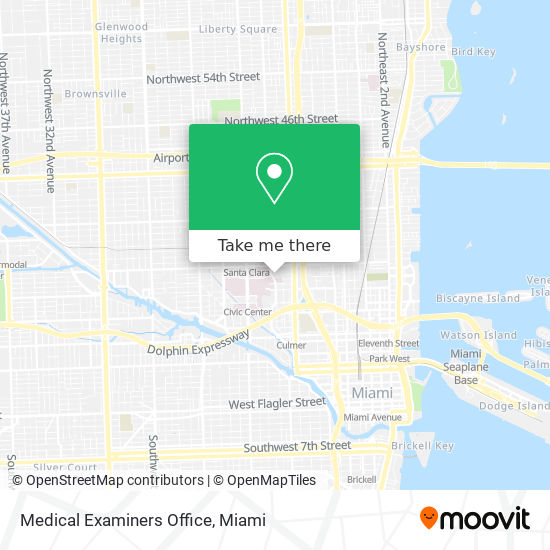 Medical Examiners Office map