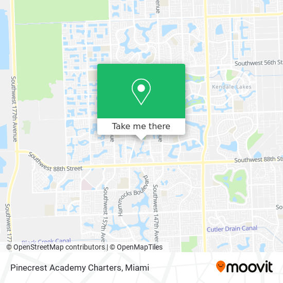 Pinecrest Academy Charters map