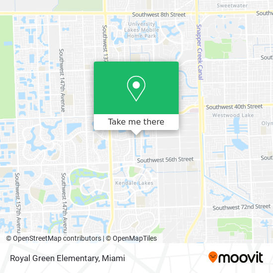 Royal Green Elementary map