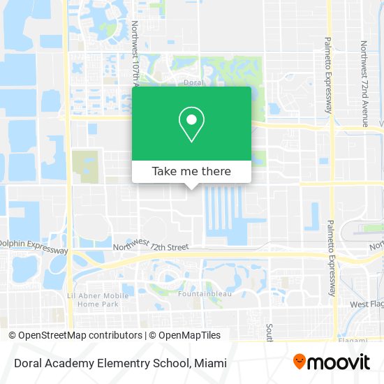 Doral Academy Elementry School map