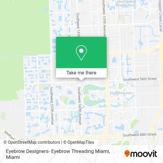 Eyebrow Designers- Eyebrow Threading Miami map