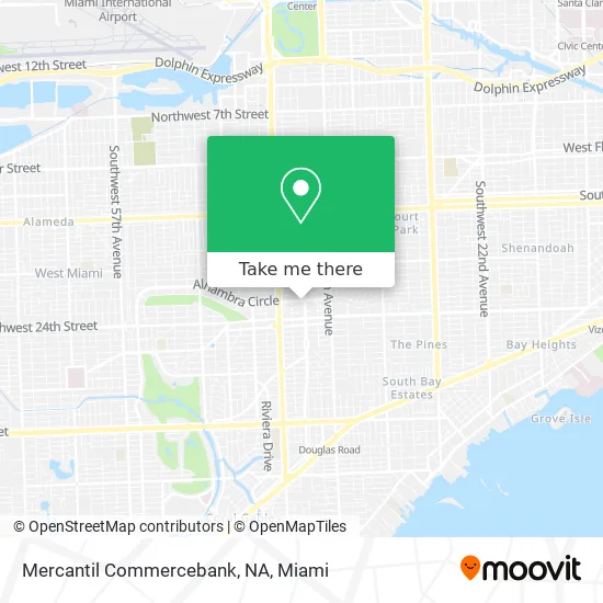 Mercantil Commercebank, NA map