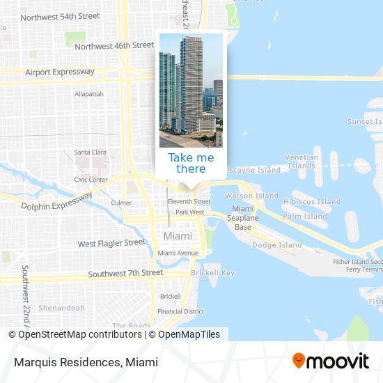 Marquis Residences map
