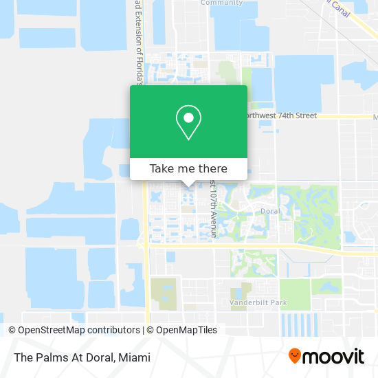 The Palms At Doral map