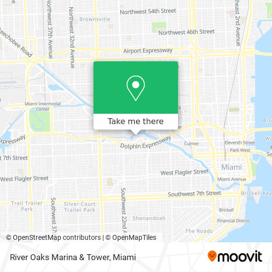 River Oaks Marina & Tower map