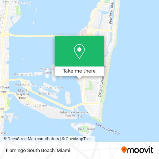 Flamingo South Beach map