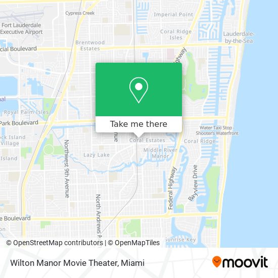 Mapa de Wilton Manor Movie Theater