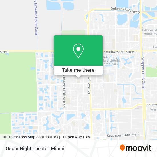 Mapa de Oscar Night Theater
