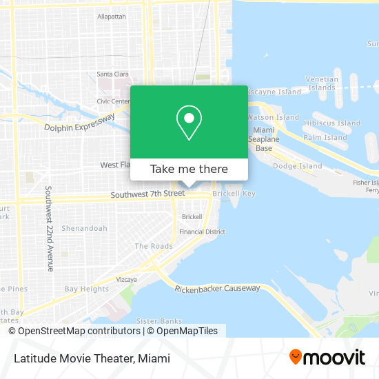 Mapa de Latitude Movie Theater