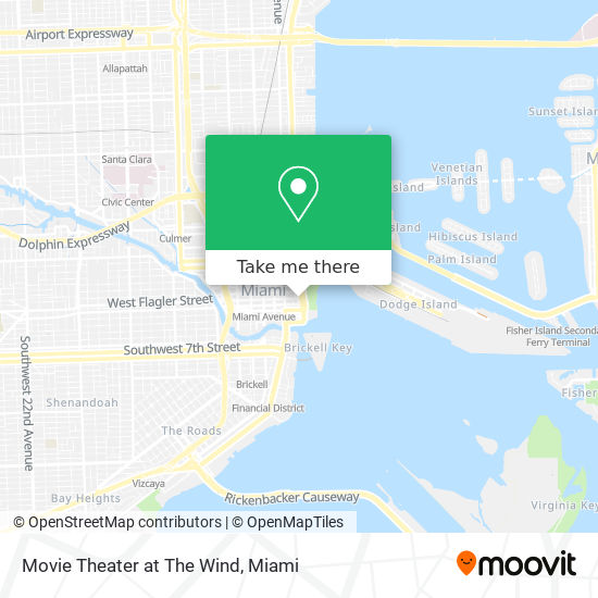 Mapa de Movie Theater at The Wind