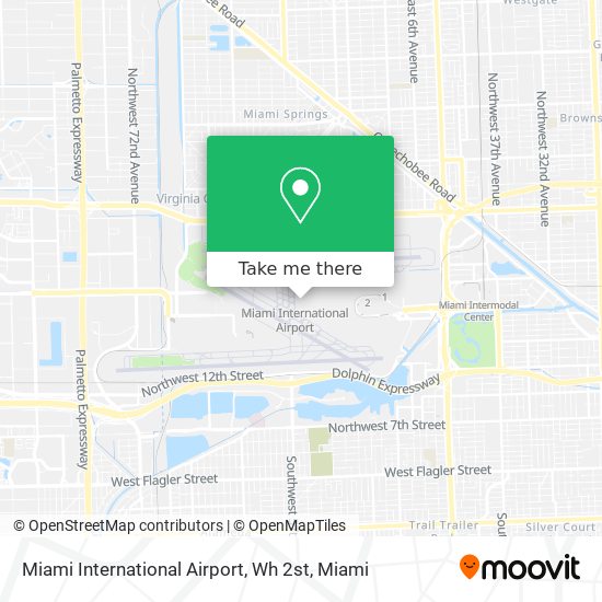 Miami International Airport, Wh 2st map
