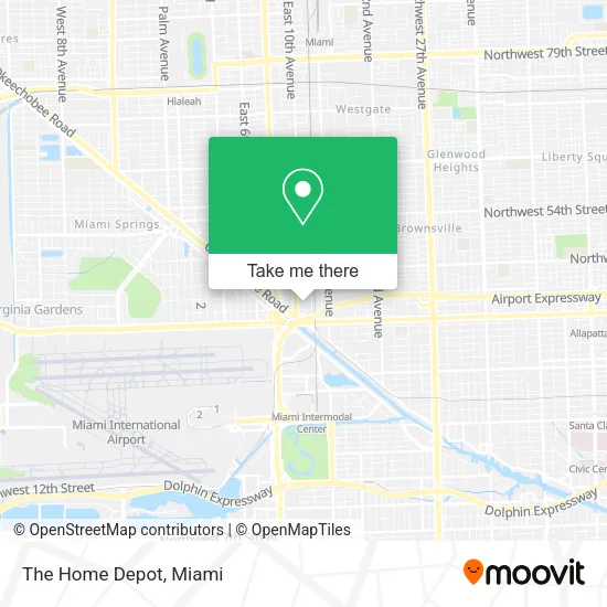 The Home Depot map