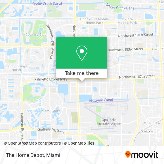 The Home Depot map