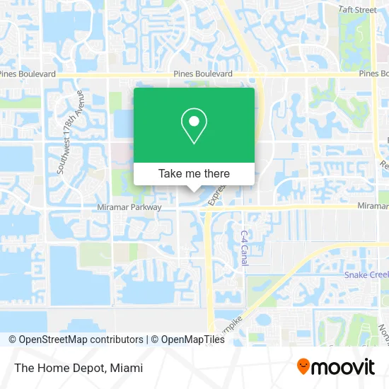 The Home Depot map