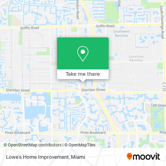 Lowe's Home Improvement map