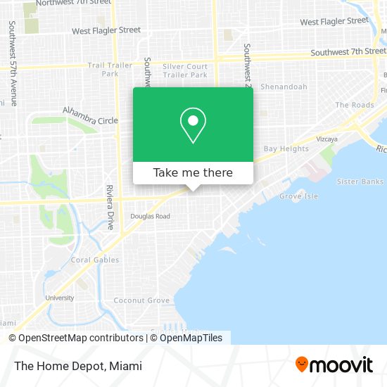 The Home Depot map