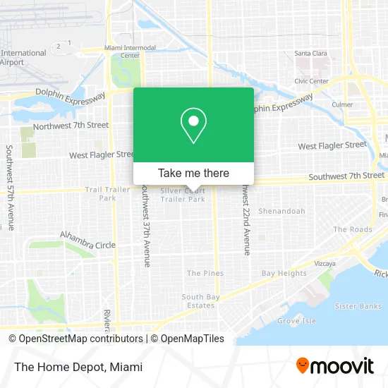 The Home Depot map