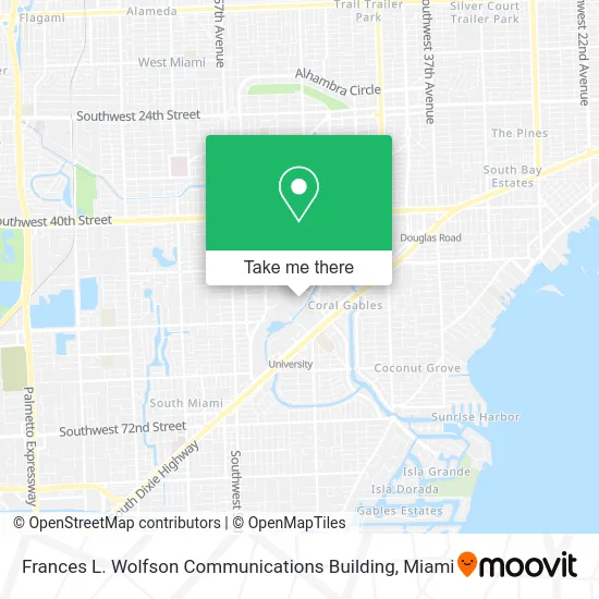 Frances L. Wolfson Communications Building map