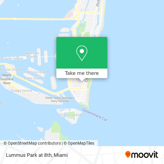 Lummus Park at 8th map