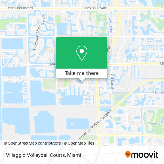 Villaggio Volleyball Courts map