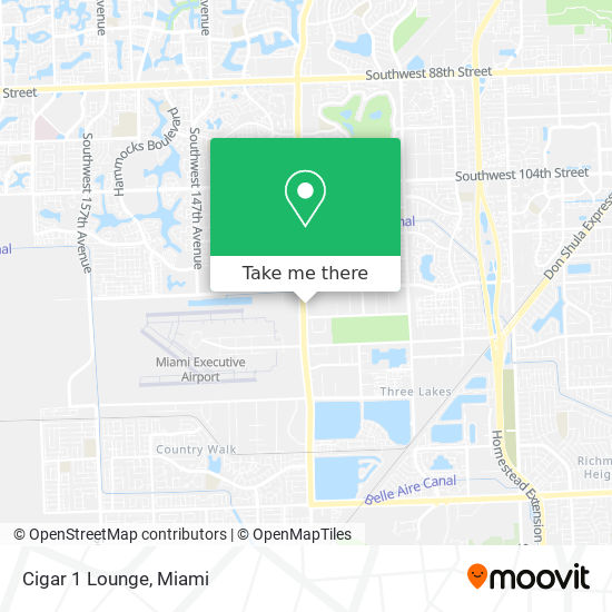 Cigar 1 Lounge map