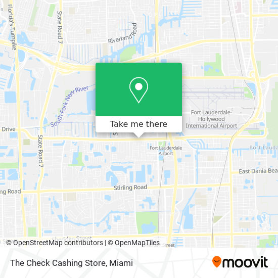 The Check Cashing Store map