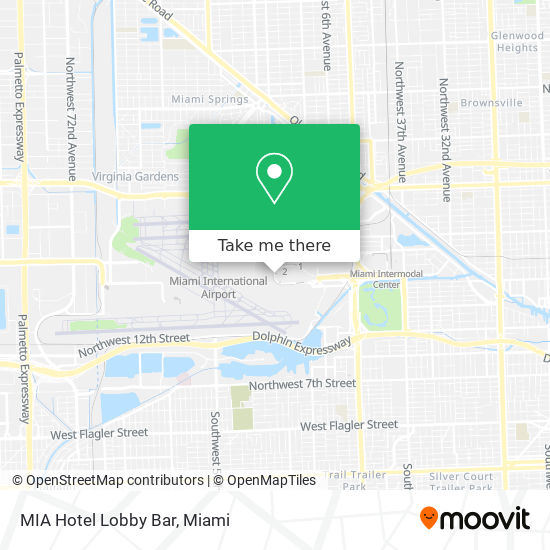 MIA Hotel Lobby Bar map