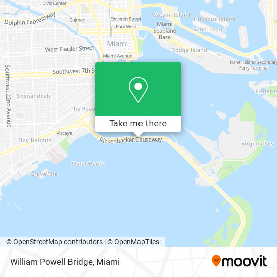 Mapa de William Powell Bridge