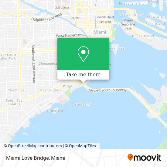 Mapa de Miami Love Bridge
