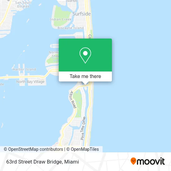 63rd Street Draw Bridge map