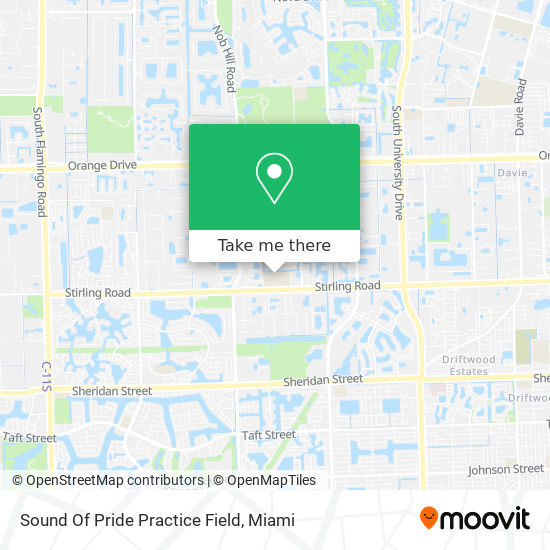 Sound Of Pride Practice Field map