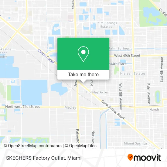 Mapa de SKECHERS Factory Outlet