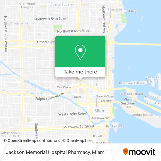 Jackson Memorial Hospital Pharmacy map