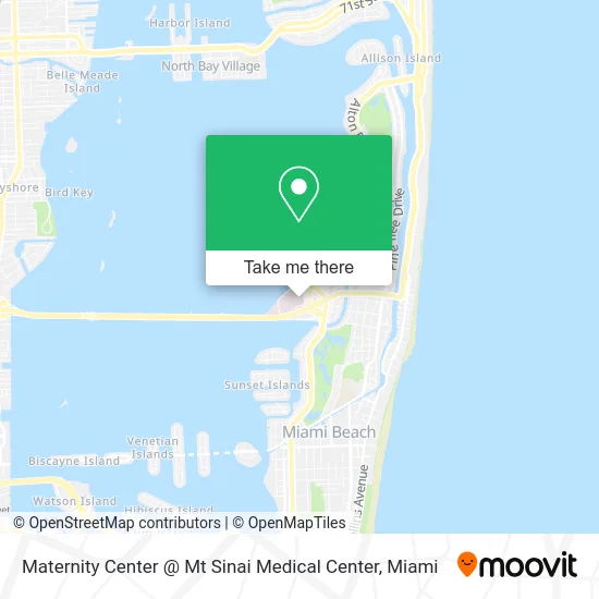 Maternity Center @ Mt Sinai Medical Center map