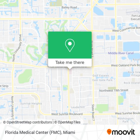 Florida Medical Center (FMC) map