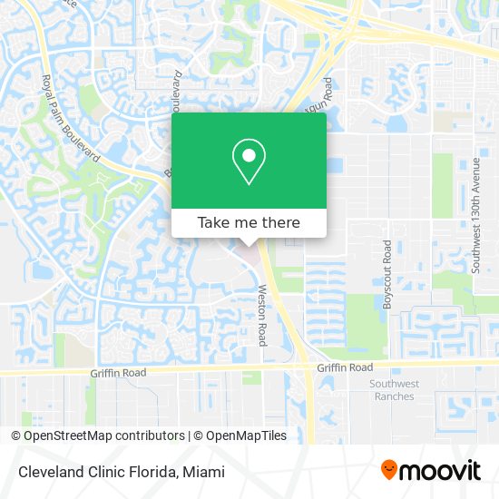 Cleveland Clinic Florida map