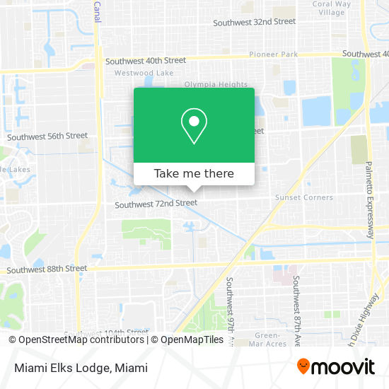 Miami Elks Lodge map