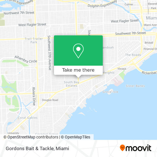 Gordons Bait & Tackle map