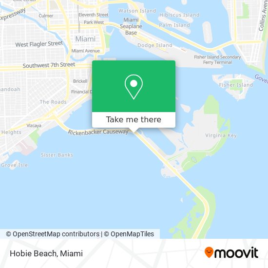 Hobie Beach map