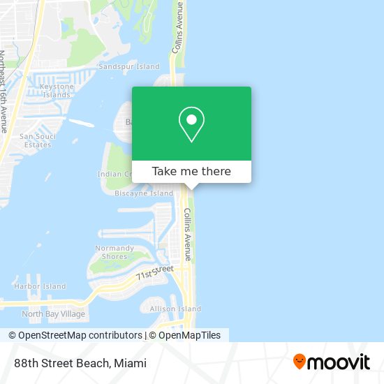 Mapa de 88th Street Beach