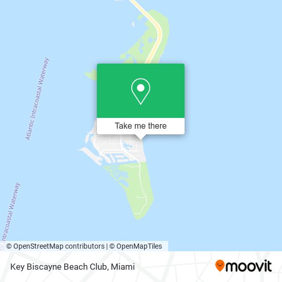 Key Biscayne Beach Club map